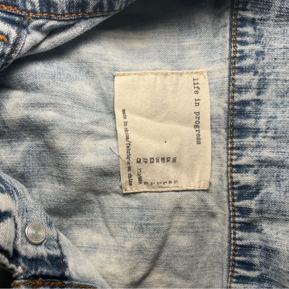 LIFE IN PROGRESS denim vest - Picture 5 of 5
